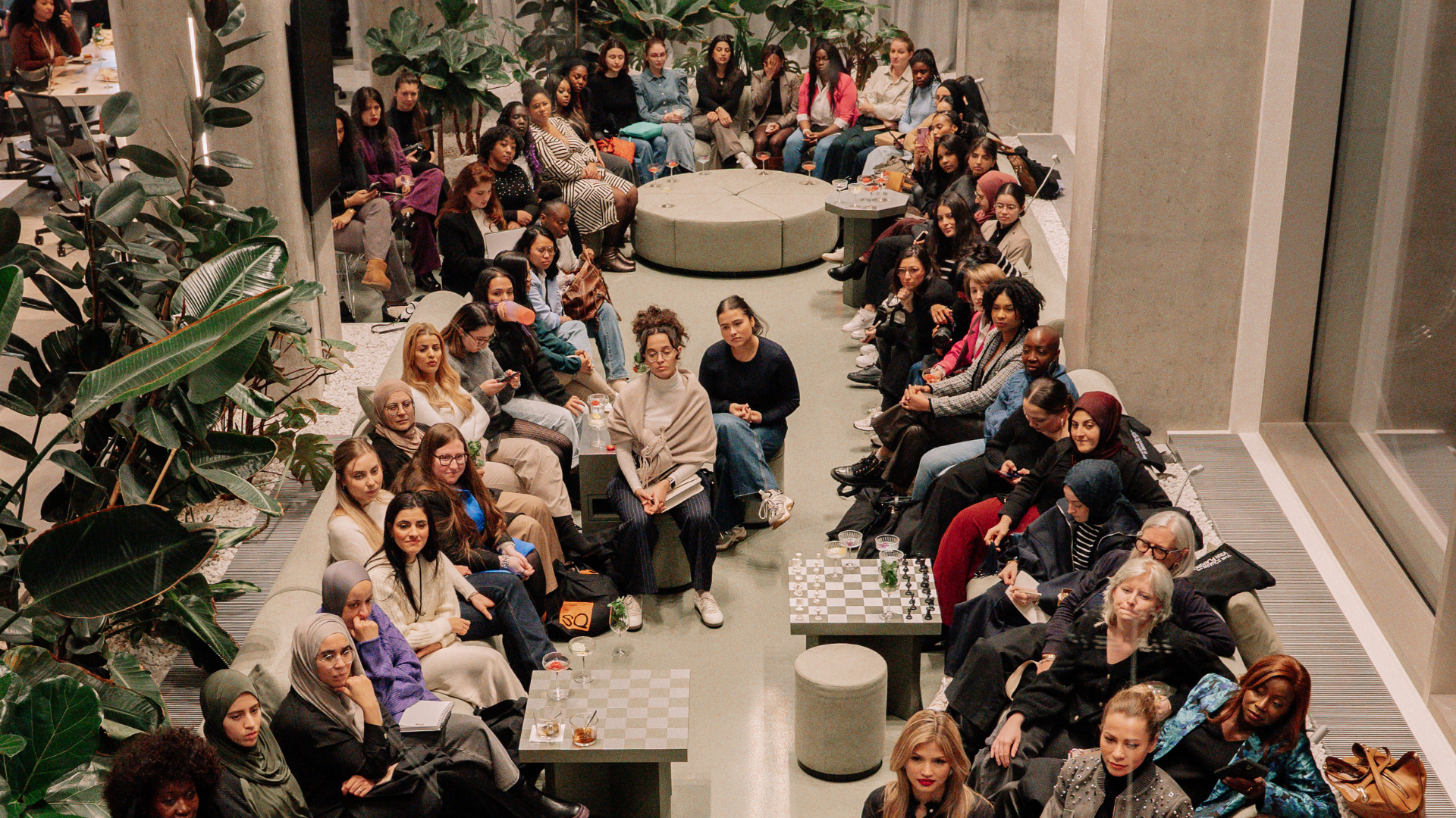 black women surounded by flowers