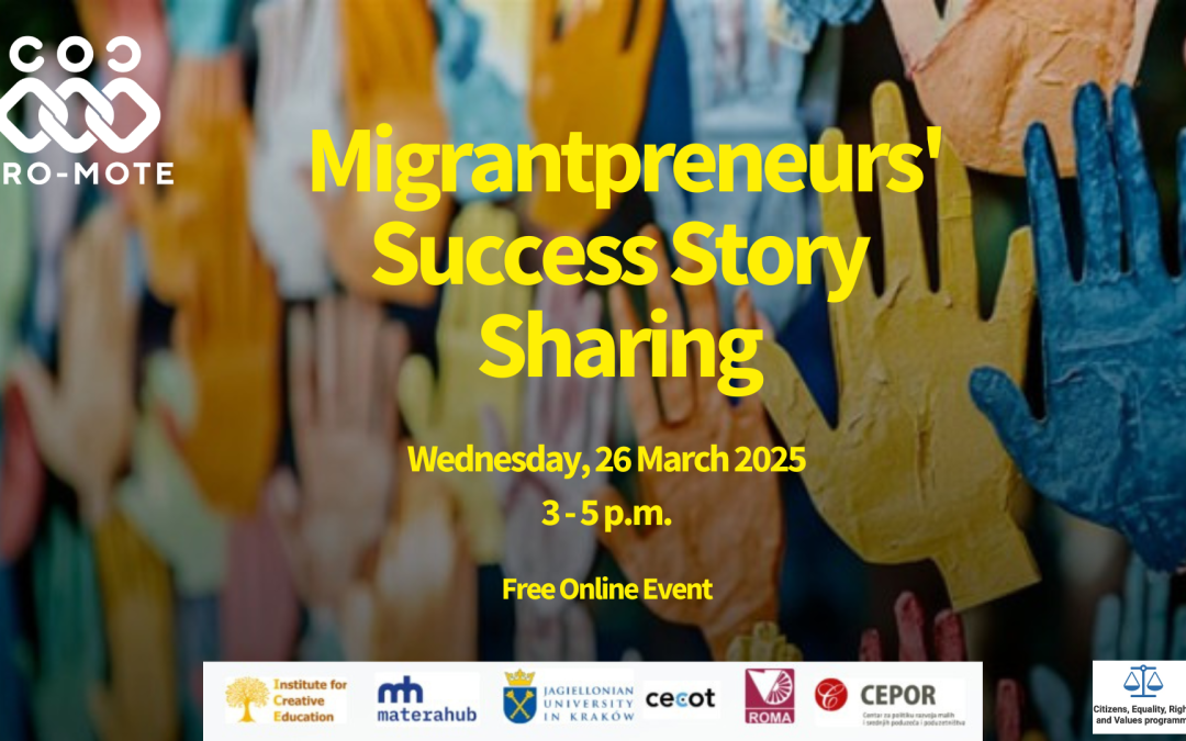 WEBINAR: Migrantpreneurs’ Success Story Sharing
